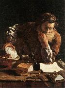 FETI, Domenico Portrait of a Scholar shh oil